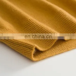 High Quality 100% Cashmere Women's Hoodie Sweater Casual Style With Inner Mongolia Knitted Weave Solid Pattern Winter Front Logo thumbnail-4