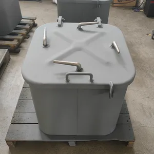 Steel 12V Hatch Cover for Boat Yacht Marine Anti-Corrosive Grey Weather-Tight Inspection Access thumbnail-5
