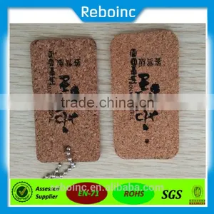 Reboinc-X8 Factory Manufacturer Cork Tag for Garment Personalized Cork Luggage Tags thumbnail-3