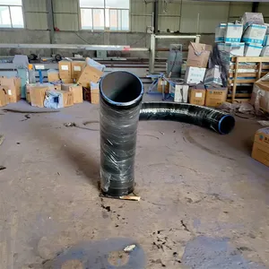 3PE Anti-corrosion Bend/resin Powder Inner and Outer Plastic Coated Pipe Fittings/epoxy Powder Elbow thumbnail-2