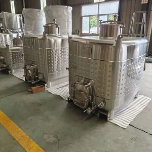 Stainless Steel 304/316L Fermentation Tank for Grape, Apple & Red Wine Production thumbnail-1