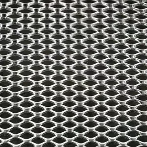 Customized Expanded Metal Mesh in Gold/Silver/Black Colors for Office Building Facades thumbnail-2