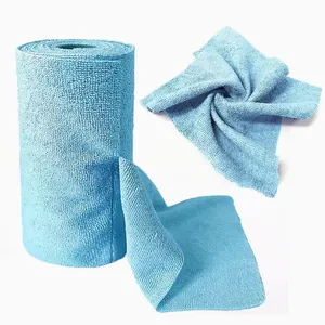 Eco-Friendly Multipurpose Microfiber Cleaning Cloth Tear Away Car Kitchen Towel Rolls Reusable Kitchen Cleaning Towel Roll thumbnail-5