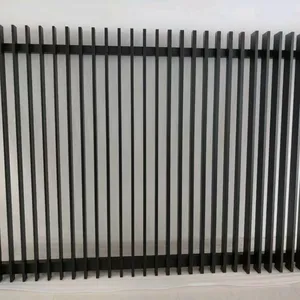 Galvanized Steel Garden Ornamental Fence for Outdoor Villa - 1.2m Height Customizable thumbnail-2