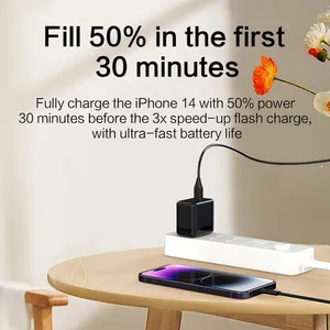 USB-C GaN Wall Charger for MacBook Pro & IPad Pro Fast Charging thumbnail-2