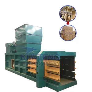 Carton Box Garbage Hydraulic Baler Horizontal Agricultural Garbage Solid Garbage BalerEPC thumbnail-1