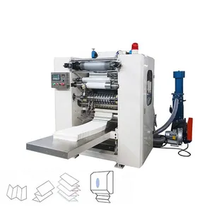 China Supplier 4 Lines V Fold Box Drawing Facial Tissue Paper Making Machine thumbnail-5