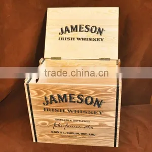 Fancy Wooden Wine Bottle Wooden Box thumbnail-1