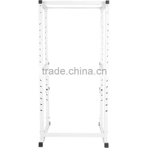15-position Adjustable Power Barbell Rack Cage Weightlifting thumbnail-1