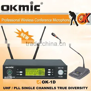 OK-1D UHF/ PLL Professional Wireless Microphone for Conference thumbnail-1