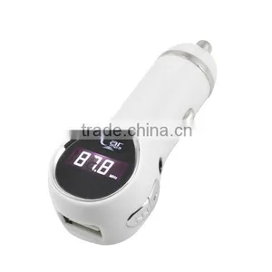 2 in 1 Smart Car Charger FM Transmitter thumbnail-1