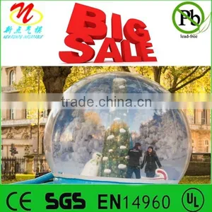 8ft, 10ft, 13ft, 16ft Outdoor Air Blown Inflatable Snow Globe for Christmas thumbnail-1