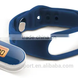 Mini Pedometer Bracelet Wristband Step Counter With Silcone Band DP-888 thumbnail-5