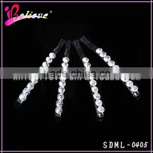 Charming Hair Jewelry Hair Pins With Rhinestone Crystal Hair Accessories for Little Girls thumbnail-3