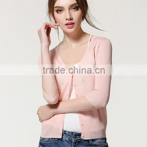 Knitting Coat, Knitted Thin Plus, Sun-protective Clothing, Air Conditioning Unlined Upper Garment, the Cardigan thumbnail-1