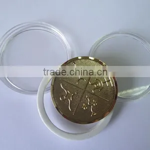 Acrylic Box Bronze Antique Metal Coin Souvenirs thumbnail-3