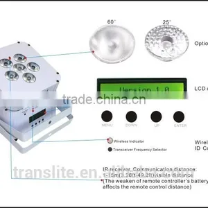 Stage Lighting! China Supplier Lcd Display Uplight Wireless or Plugged thumbnail-5