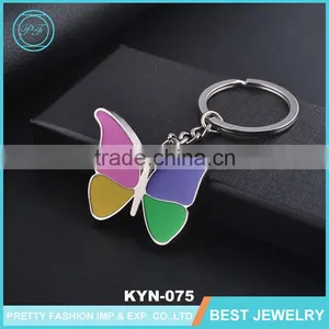 Souvenir 3D Holder Butterfly Shape Key Chains/Soft Metal Key Chains thumbnail-1