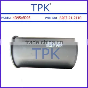 Komatsu 4D95 Cylinder Liner, S4D95 Sleeve,6207-21-2121 6207-21-2110 thumbnail-1