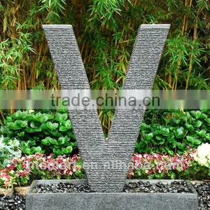 Granite Letter Fountain V thumbnail-1