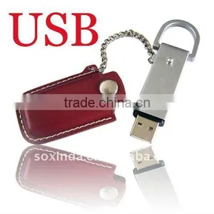 Rectangle Usb Flash Memory, Leather Usb From USB Factory thumbnail-1