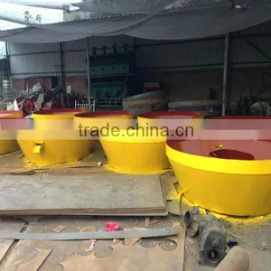 Gold Ore Two Roller Grinding Wet Pan Mill Machine For Sale thumbnail-5