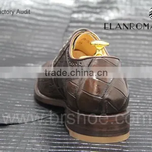 Classic Handmade Fashion Crocodile Leather Shoes Quality Choice thumbnail-4