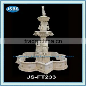 Big Decorative Outdoor Marble Horse Fountain thumbnail-1