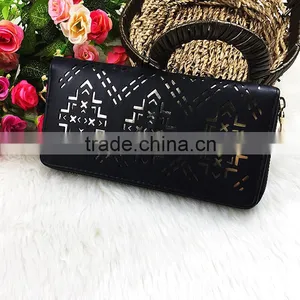 High Quality Wholesale New Fashion Black PU Embossed Women Wallet Famous Designer Brand Wallet thumbnail-2