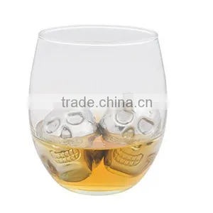 NT-WI006 Whiskey Stones Whiskey Skull Stainless Steel Cubes thumbnail-1