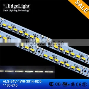 Edgelight Hot Sale 24V Factory Price High Quality Smd 3014 Led Strip 1180 mm Cheap Led Light Bar Aluminous PCB Strip thumbnail-1