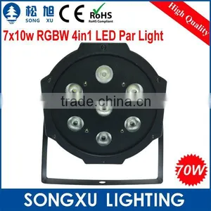 High Power Rgbw Stage Par Can 7x10w 4in1 Led Par Light Wedding Party Lighting Quality Choice thumbnail-1