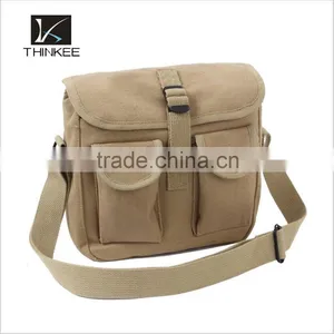 Wholesale Custom Your Logo Travel Canvas Military Shoulder Bag Most Popular thumbnail-3