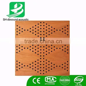 Waterproof Perforated Wood Acoustic Panel China thumbnail-1