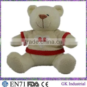 Plush Toy White Bear thumbnail-1