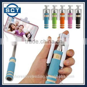 Lovely Selfie Sticks Extendable Wired Selfie Stick Lovely Colors Cute Selfie Sticks thumbnail-1
