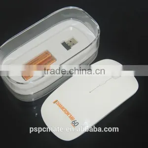 Glossy Surface Flat Coreless Mice With Mini Receiver 2.4G Wireless Mouse for Macbook thumbnail-5