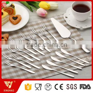 High Quality SS201Cake Server Fruit Fork and Knife for Party thumbnail-1