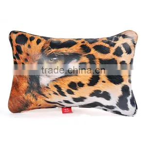 Leopard Left Eye Leather Throw Pillow Decorative With Insert Supplier's Choice thumbnail-1