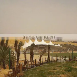 Wind Proof PVC Coated Tensiled Fabric Architecture Canopy for Sheds & Storage By GuangzhouTextile Architecture Company thumbnail-3