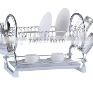 China Magic 2 Tiers Dish Rack With Tray and Cutlery Holder thumbnail-1