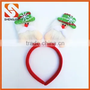 SJ-6759 New Cheap Sring Santa Design Christmas Headband Supplier thumbnail-1