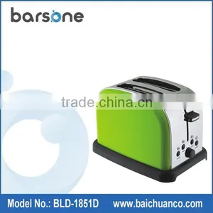 2 Slice Stainless Steel Wide Slot Toaster With Painted Color thumbnail-1