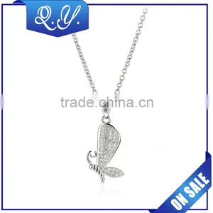 Gold Butterfly Pendant Jewelry Perfect Design Jewelry Set Beautiful Necklace thumbnail-5