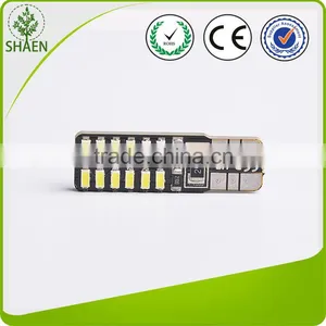 SHAEN New Type 20W 3014 24SMD White/yellow/red T10 Auto Led Light thumbnail-1