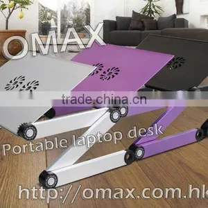 Factoty Price Protable Aluminum Floor Stand Laptop Desk for Beds thumbnail-3