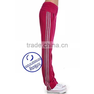 Custom Wholesale High Quality Cotton Polyeater Women Yoga Pants thumbnail-4