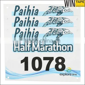 1-1000 Custom Logo For Running Event Printable Sport Tyvek Marathon Race Numbers Quality Choice thumbnail-2