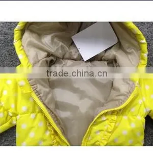 Yellow Children Warm Coat 2015 Kids Winter Coats High Quality Children Fancy Winter Coat thumbnail-4
