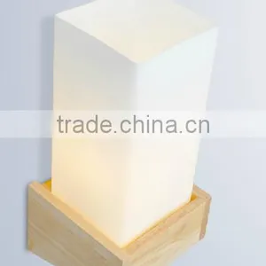 Wood Base Stand Wall Light Glass Wall Scone Stylish Decorative Wall Scone thumbnail-2